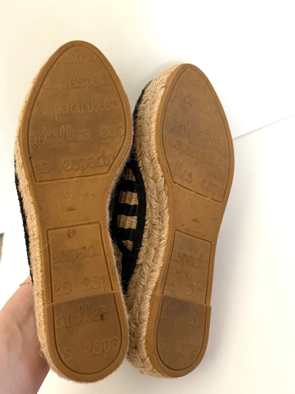 Loeffler Randall Alfie Raffia Striped Platform Espadrille Size 10